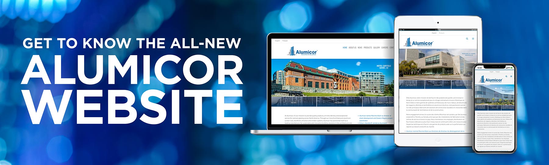 Alumicor Website Banner